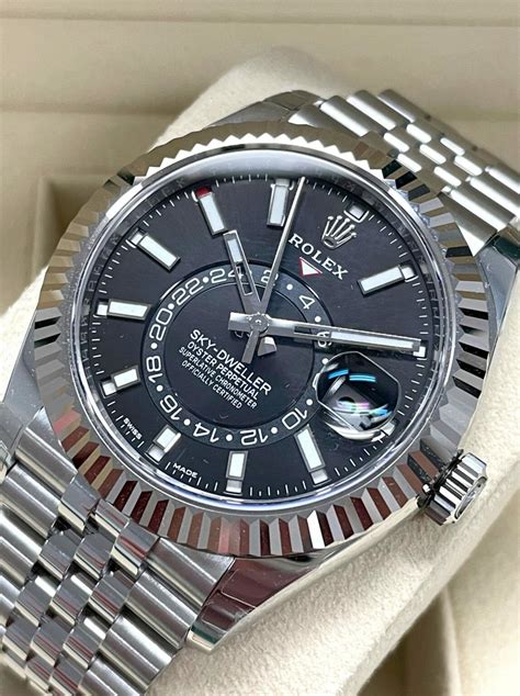 rolex sky dweller in stainless steel|Rolex Sky-Dweller price.